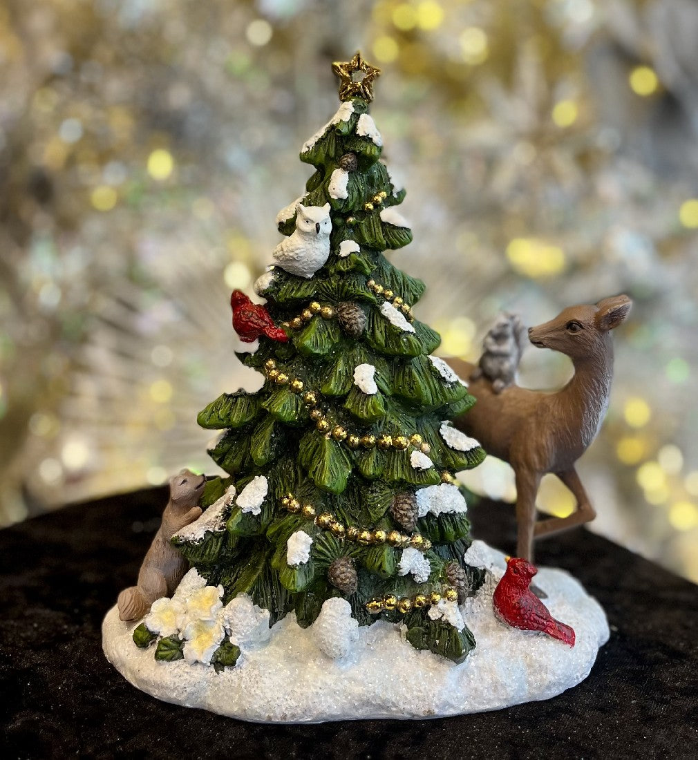 ANIMALS AROUND CHRISTMAS TREE 134833