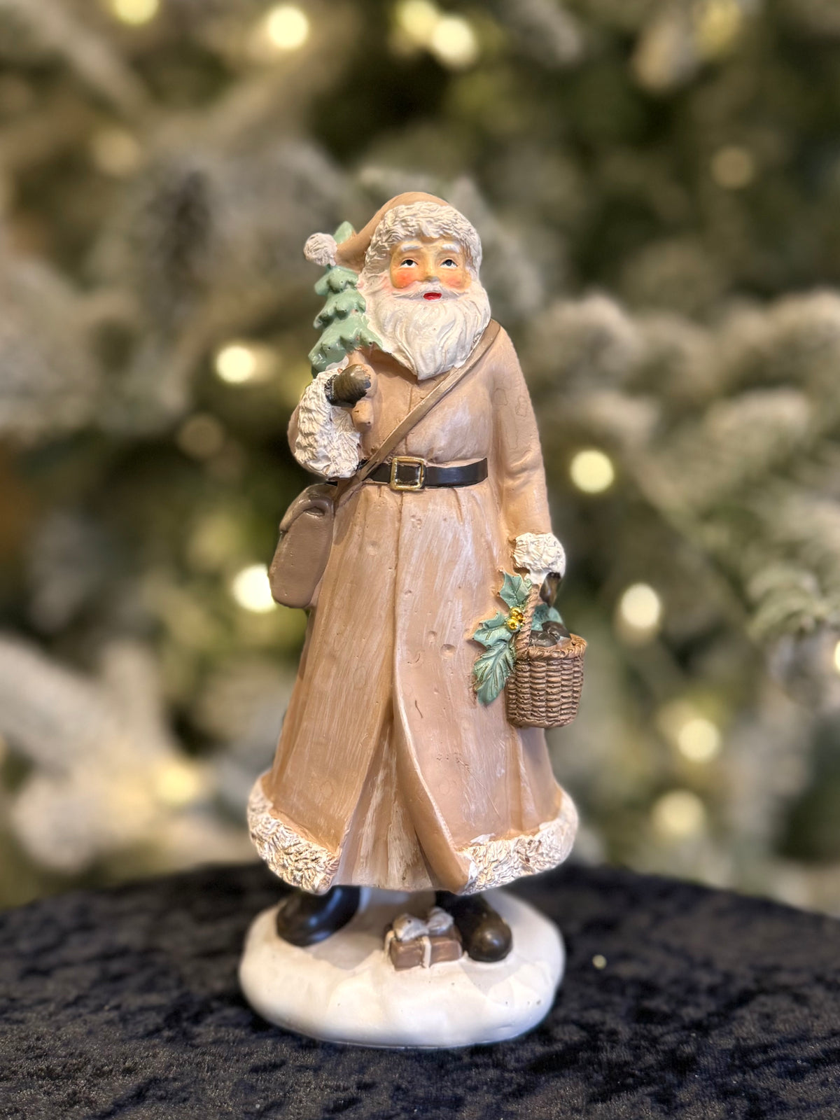 Festive Santa with Basket YG0013