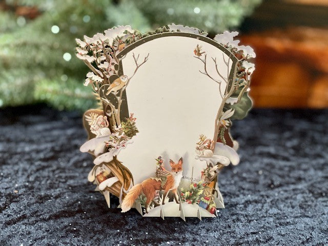 3D CHRISTMAS CARDS - SANTA'S WOODLAND