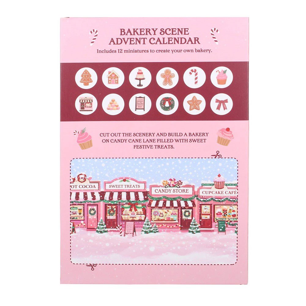 12-Day Sugarplum Bakery Scene Advent Calendar BK52527