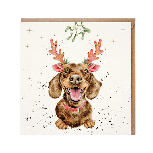 WRENDALE DESIGNS - MISTLETOE AND BARKS CARD