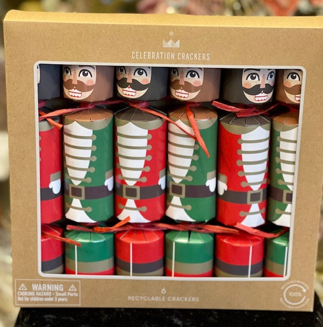 THE NUTCRAKER BOX OF 6 CHRISTMAS CRACKERS KT0107