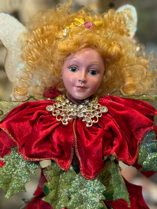 MARK ROBERTS - Medium Holly Bells Fairy 51-64344