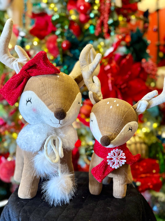 35CM CUPID THE CUTE PLUSH REINDEER STANDING SXH520