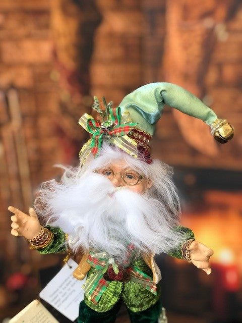 MARK ROBERTS NORTH POLE MEDIUM - SIX GEESE LAYING ELF