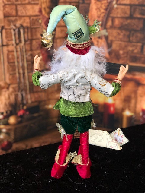 MARK ROBERTS NORTH POLE MEDIUM - SIX GEESE LAYING ELF