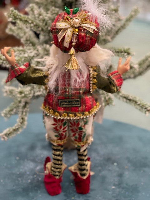MARK ROBERTS NORTH POLE MEDIUM ELF 17INCH 11 PIPERS PIIPING 51-23828