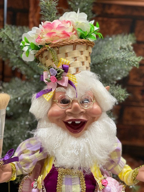 MARK ROBERTS MEDIUM EASTER EGG PAINTER ELF 51-23114