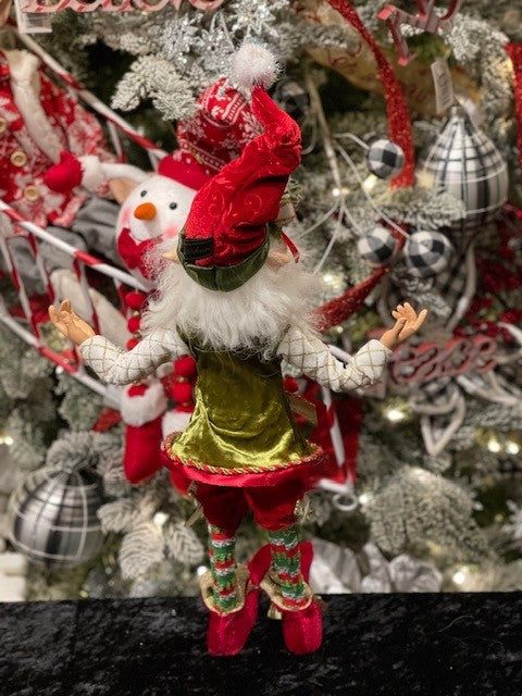 MARK ROBERTS NORTH POLE 8 MAIDS A MILKING ELF - MEDIUM 51-16236