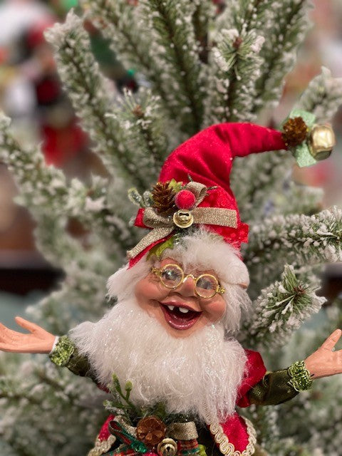 MARK ROBERTS SMALL ELF 11INCH HOLLY & IVY 51-23686