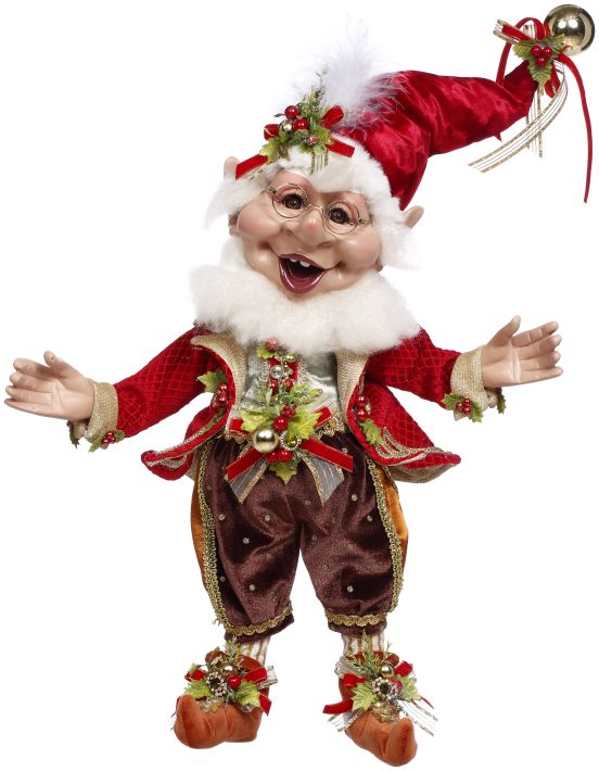 MARK ROBERTS - Medium Jolly Holly Elf 51-64082