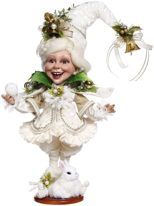 MARK ROBERTS - Medium Snow Belle Elf on Base 51-64108