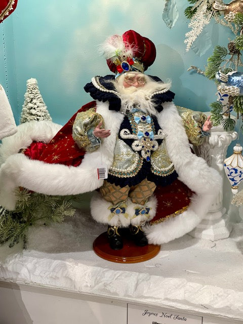 MARK ROBERTS 22 INCH JOYEUX NOEL SANTA 51-44950
