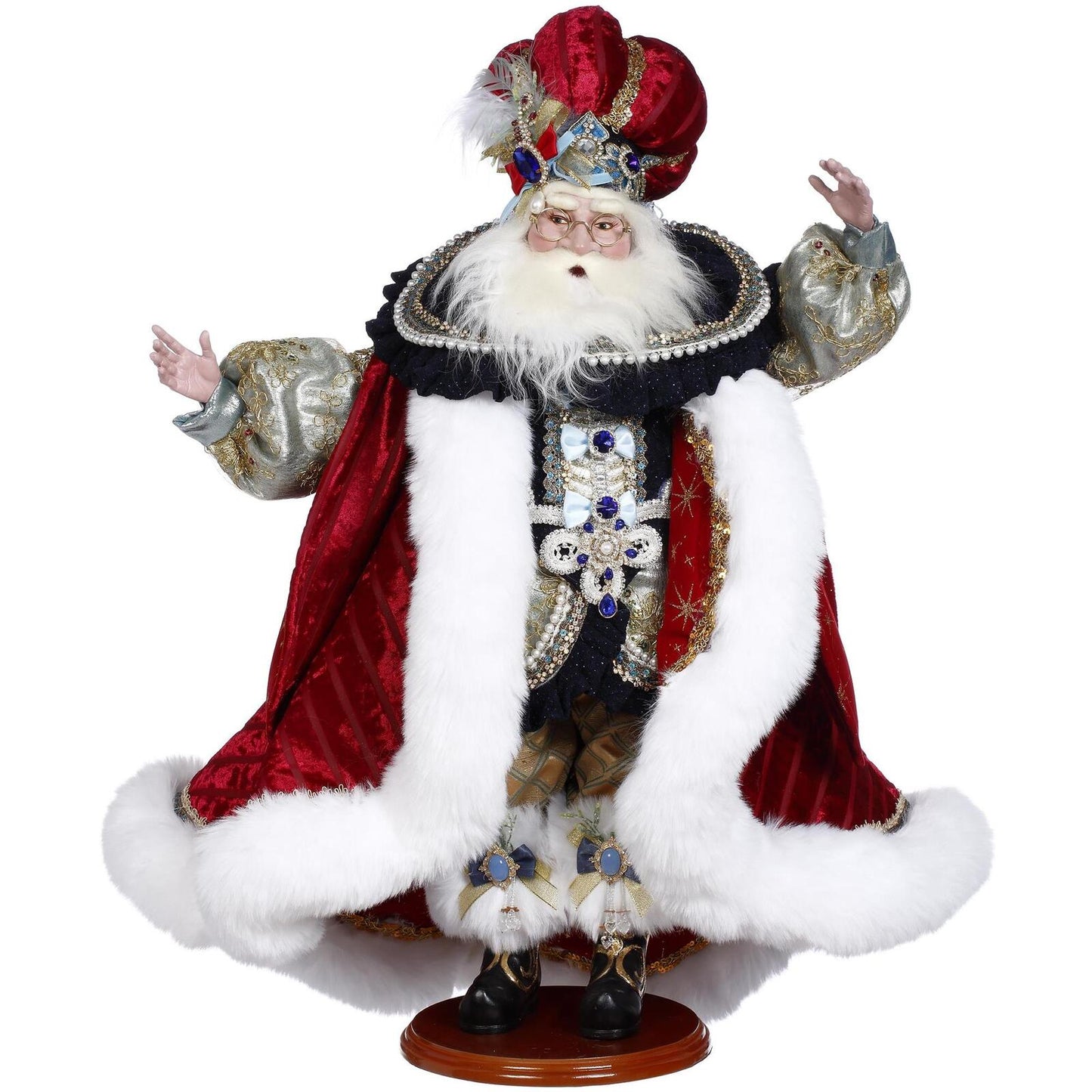 MARK ROBERTS 22 INCH JOYEUX NOEL SANTA 51-44950