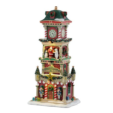 LEMAX VILLAGE - THE VILLAGE SQUARE CLOCK TOWER 55320