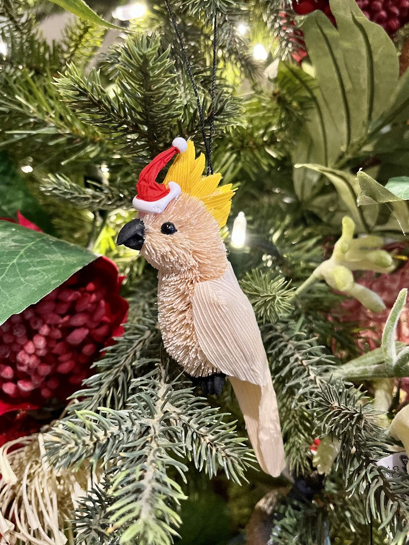 COCKATOO AUSSIE HANGING ORNAMENT
