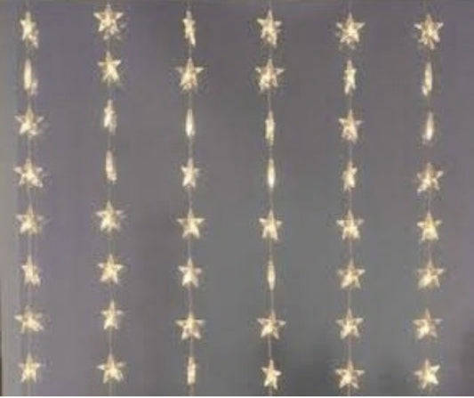 STAR CURTAIN LED LIGHTS 48PC