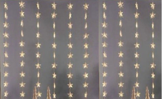 STAR CURTAIN LED LIGHTS 100PC