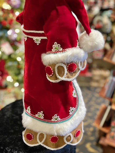 KATHERINE'S COLLECTION - 24" GINGERBREAD SANTA