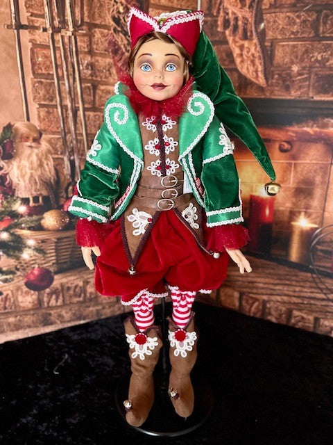 New CHRISTINA MARIE Pop In Kins sale BOOK & ELF DOLL SET Christmas Hide & Seek Game