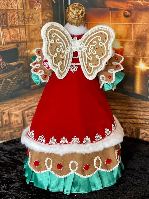 KATHERINE'S COLLECTION GINGERBREAD CONE ANGEL