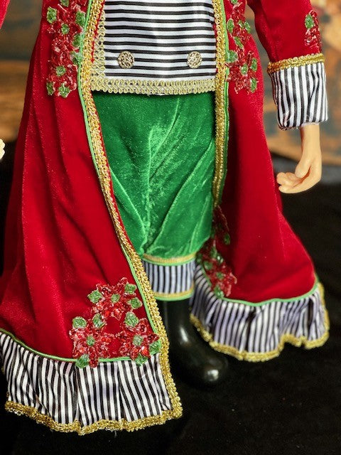 KATHERINE'S COLLECTION MERRY & BRIGHT 24" SANTA SAM-YULE TANNENBAUM