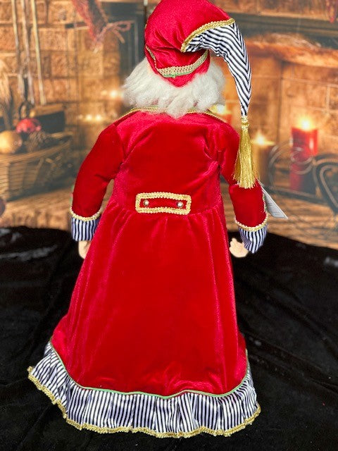 KATHERINE'S COLLECTION MERRY & BRIGHT 24" SANTA SAM-YULE TANNENBAUM