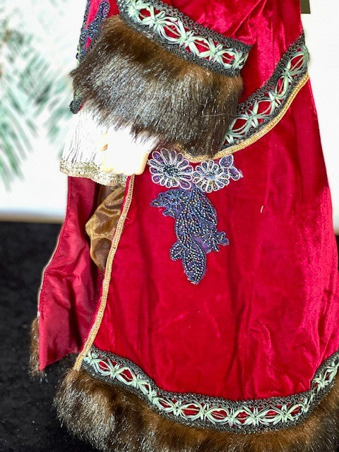 KATHERINE'S SANTA'S HIDEAWAY SANTA DOLL 32INCH 28-128140