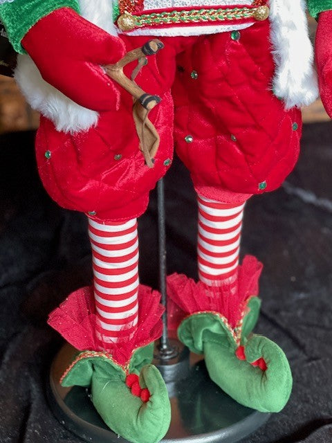 KATHERINE'S COLLECTION SANTA CLAUS IS COMING TO TOWN - 26" NAUGHTY DOLL