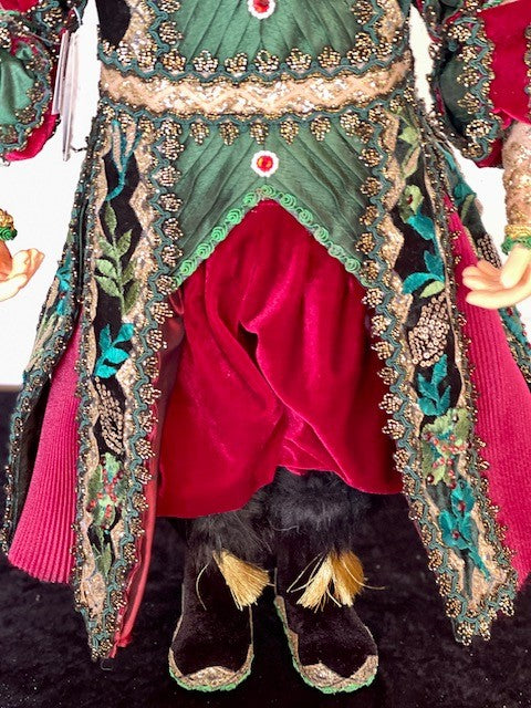 KATHERINE'S GLORIOUS TIDINGS 24in SANTA KINGSTON TIDINGS DOLL 28-128210