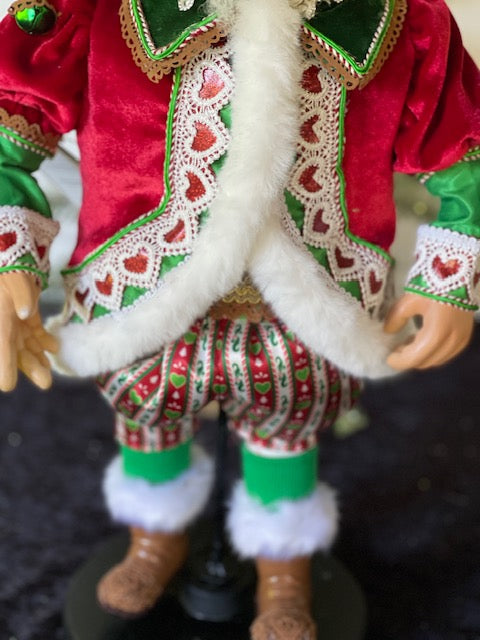 KATHERINE'S COLLECTION - SEASONED GREETINGS - CINNAMON ELF DOLL 28-328053