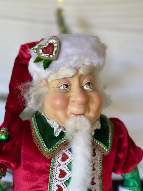 KATHERINE'S COLLECTION - SEASONED GREETINGS - CINNAMON ELF DOLL 28-328053