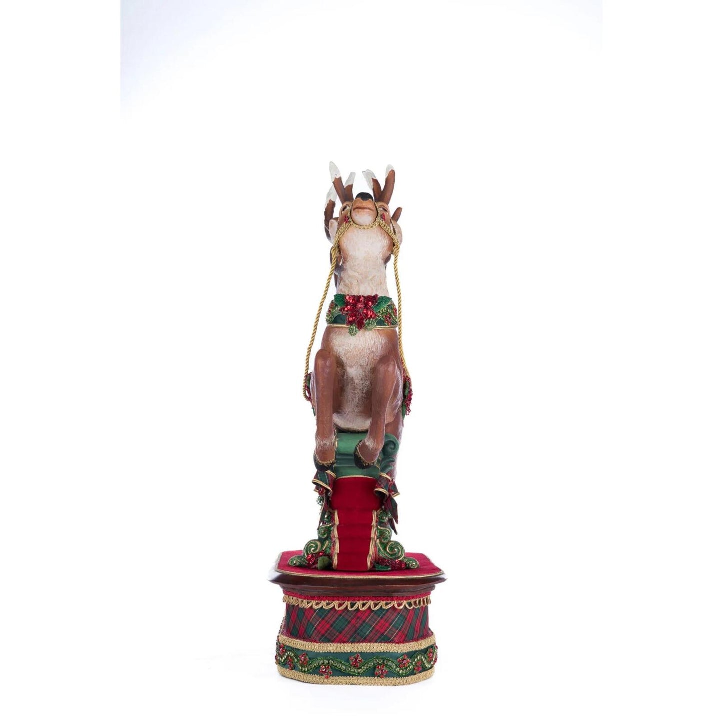 KATHERINE'S COLLECTION - HOLIDAY MAGIC REINDEER ON BASE 28-428335