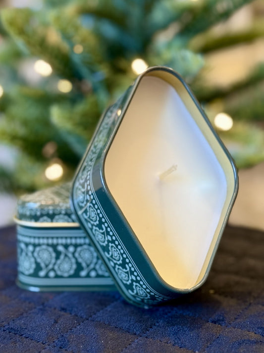 PADDYWAX - EMBOSSED DIAMOND TIN - BALSAM & FIR STN0303AU