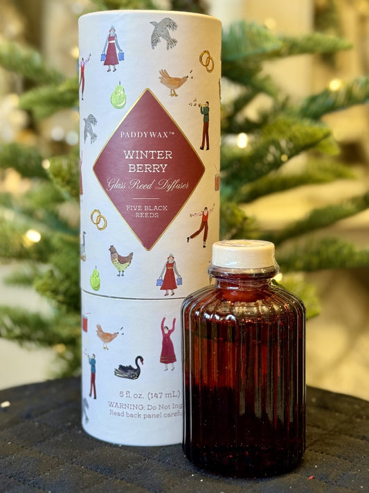 PADDYWAC - HOLIDAY RIBBED RED GLASS DIFFUSER - SANGRIA BERRY CHD0501AU