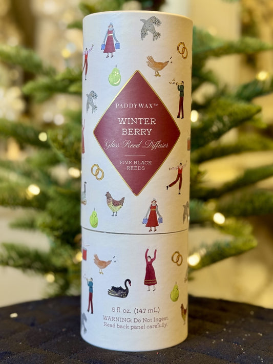 PADDYWAC - HOLIDAY RIBBED RED GLASS DIFFUSER - SANGRIA BERRY CHD0501AU