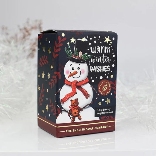 SNOWMAN CHRISTMAS MINI SOAP BAR