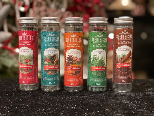 SCENTSICLES CINNAMON SCENTED CHRISTMAS TREE DECORATIONS