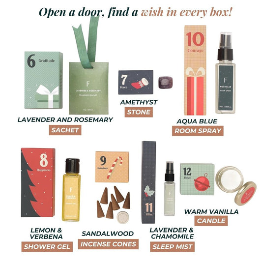 Box of Wishes 12pc Advent Box FLKBOW