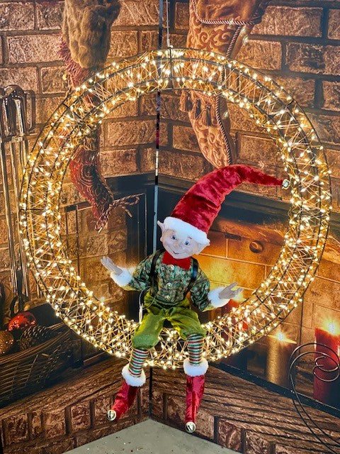 CIRCLES LIGHT WREATH 800 LED 36CM