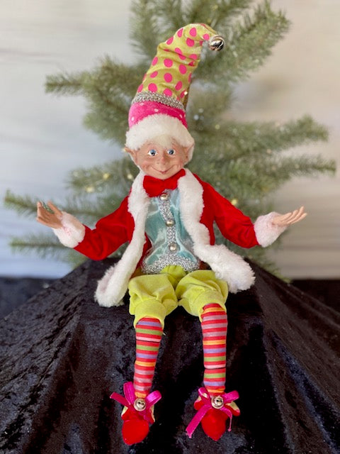 MERRY & BRIGHT ELF 40CM X2451