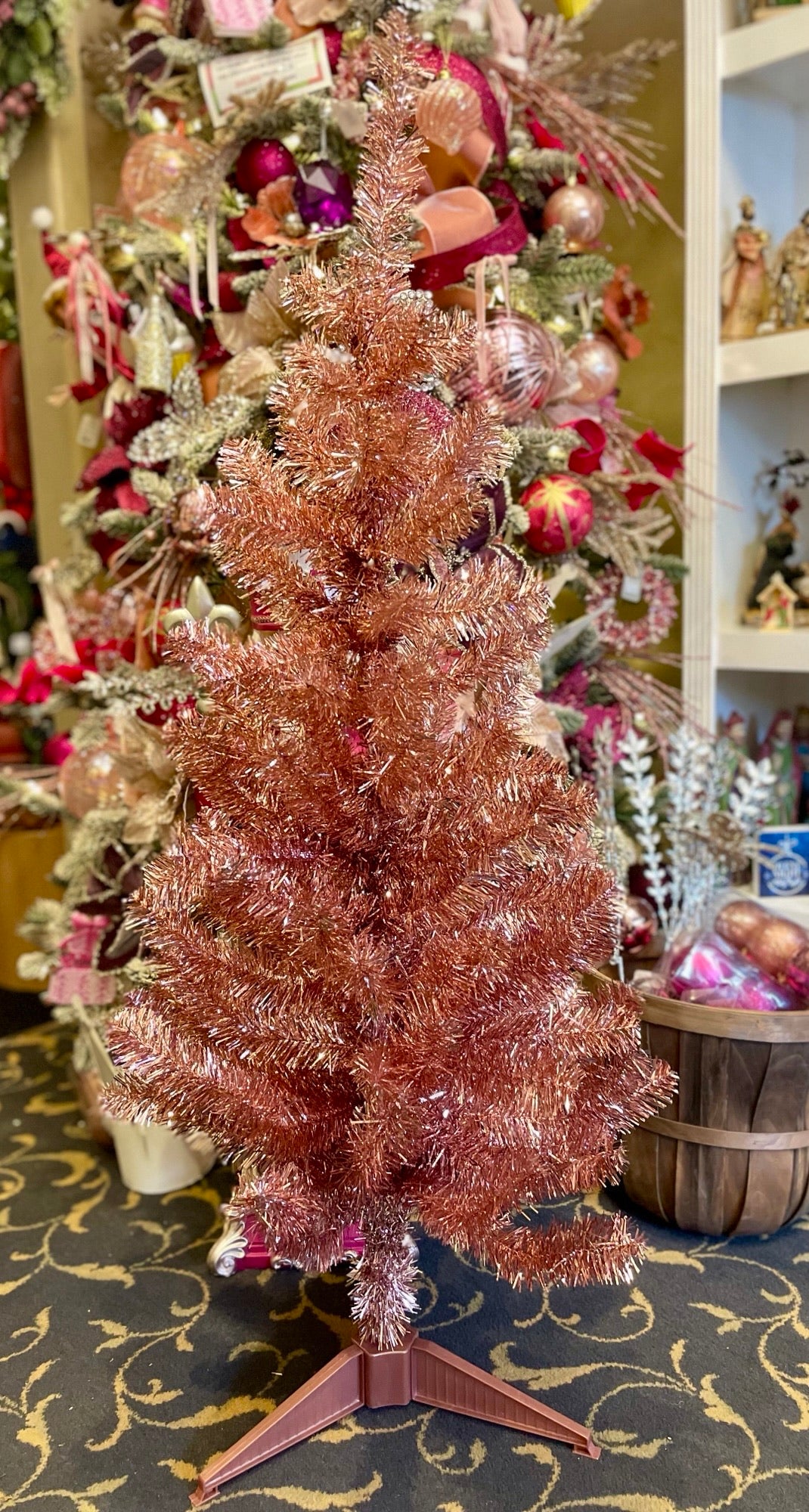 TINSEL TREE PINK 4 FOOT X3460