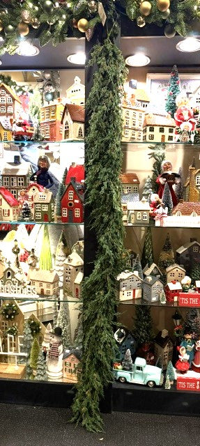 CYPRESS REAL TOUCH 6FT GARLAND X3466