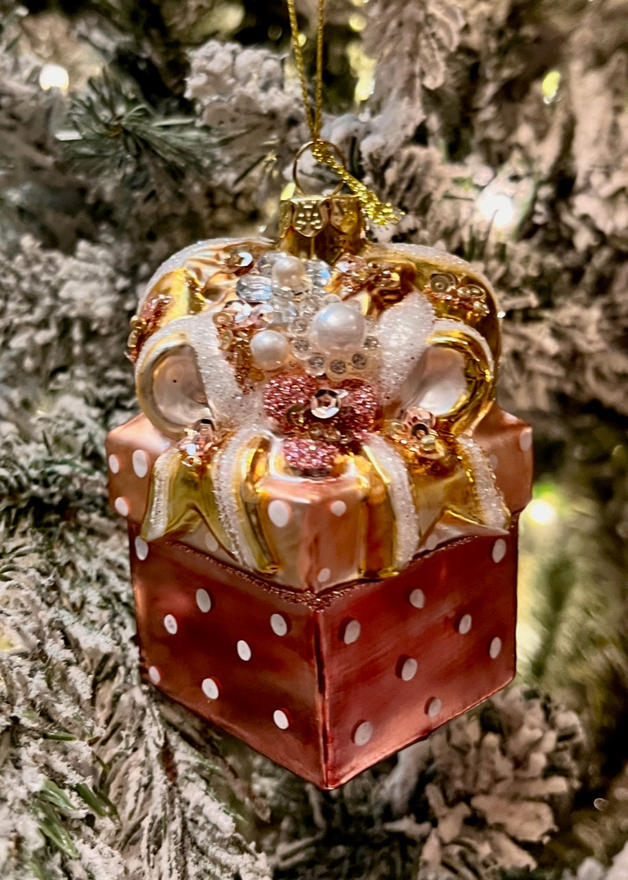 PINK & GOLD GIFT WITH BOW X3628