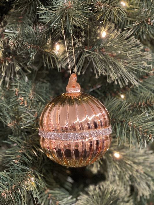 GLASS BALL GOLD DIAMONTE BELT XGFKGDB