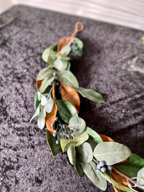 MAGNOLIA BLUEBERRY GARLAND 6FT XDWBLGA