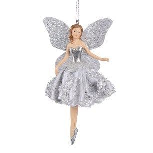 SILVER HANDS DOWN FAIRY HANGING ORNAMENT XFLBSHD