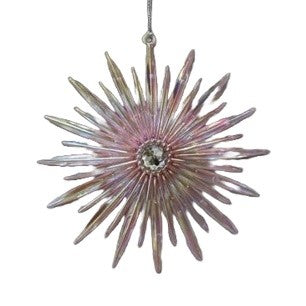 ACRYLIC STARBURST PINK ORNAMENT XASCPST