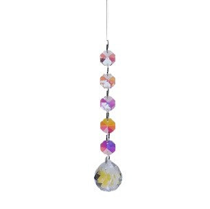 CRYSTAL IRRIDESCENT BALL DROP ORNAMENT XGUIBAD