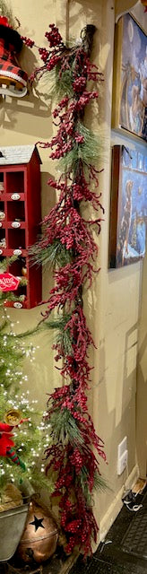 SPRUCE WITH BERRY 6FT GARLAND XDDRGRG